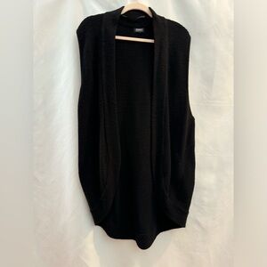 Jones New York Cocoon Style Sweater Vest Black XXL